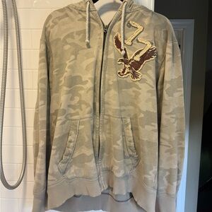 VINTAGE American Eagle Outfitters Camouflage Zipup